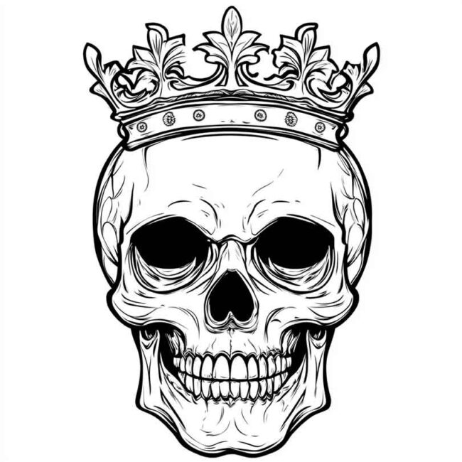 desenhos de caveiras com coroa para imprimir e colorir png 41 desenhos de caveiras com coroa para imprimir e colorir png 41