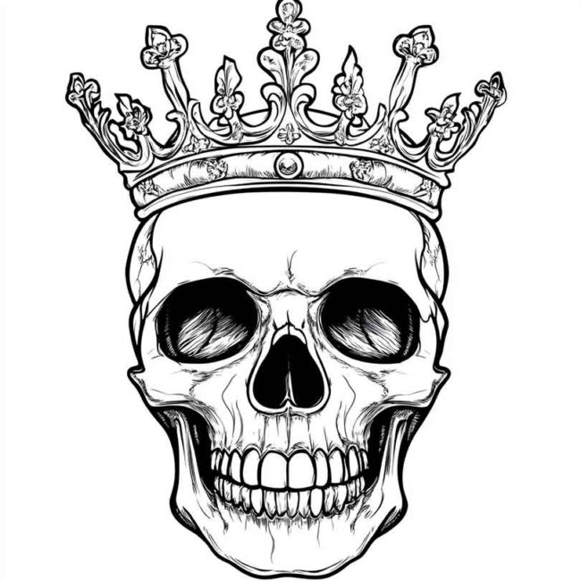 desenhos de caveiras com coroa para imprimir e colorir png 38 desenhos de caveiras com coroa para imprimir e colorir png 38