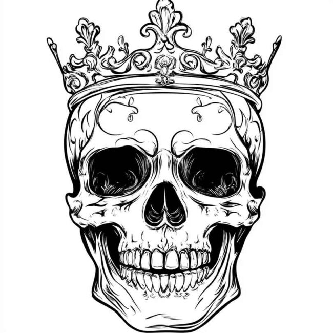 desenhos de caveiras com coroa para imprimir e colorir png 37 desenhos de caveiras com coroa para imprimir e colorir png 37