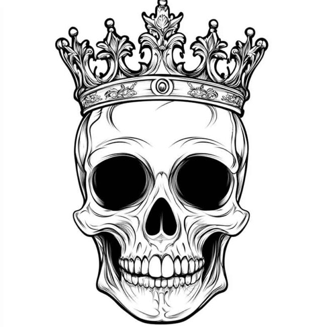 desenhos de caveiras com coroa para imprimir e colorir png 39 desenhos de caveiras com coroa para imprimir e colorir png 39