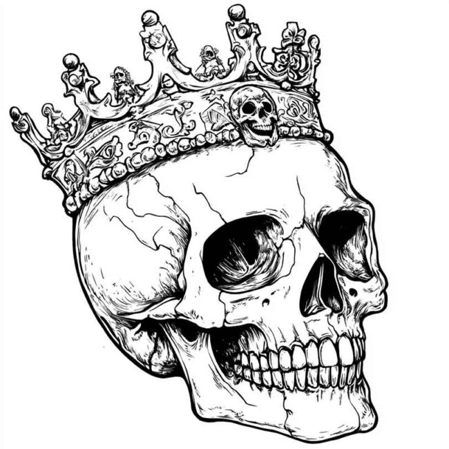 desenhos de caveiras com coroa para imprimir e colorir png 19 desenhos de caveiras com coroa para imprimir e colorir png 19