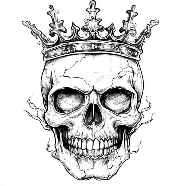 desenhos de caveiras com coroa para imprimir e colorir png 25 desenhos de caveiras com coroa para imprimir e colorir png 25