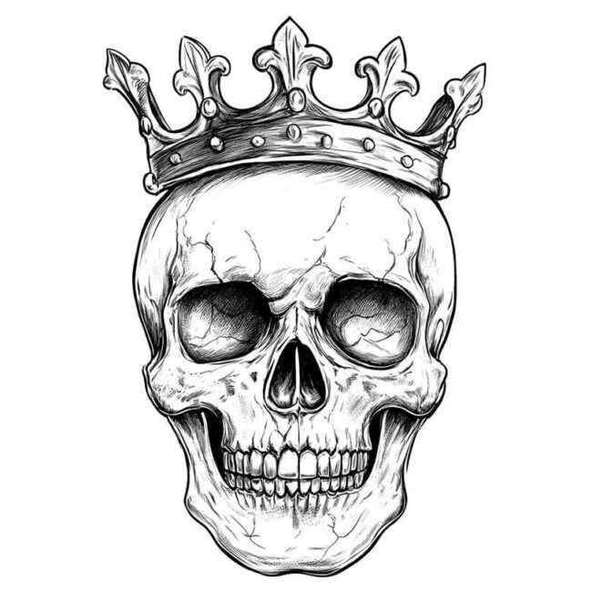 desenhos de caveiras com coroa para imprimir e colorir png 29 desenhos de caveiras com coroa para imprimir e colorir png 29