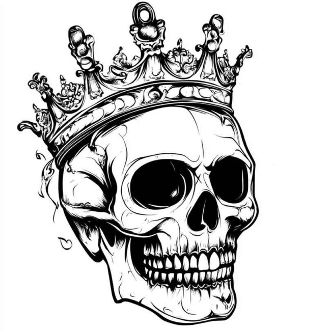 desenhos de caveiras com coroa para imprimir e colorir png 35 desenhos de caveiras com coroa para imprimir e colorir png 35