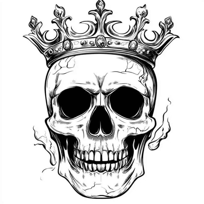 desenhos de caveiras com coroa para imprimir e colorir png 28 desenhos de caveiras com coroa para imprimir e colorir png 28