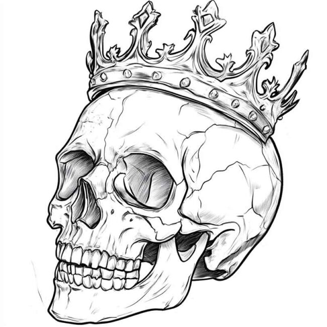 desenhos de caveiras com coroa para imprimir e colorir png 13 desenhos de caveiras com coroa para imprimir e colorir png 13