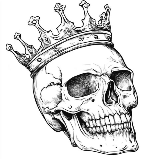 desenhos de caveiras com coroa para imprimir e colorir png 27 desenhos de caveiras com coroa para imprimir e colorir png 27