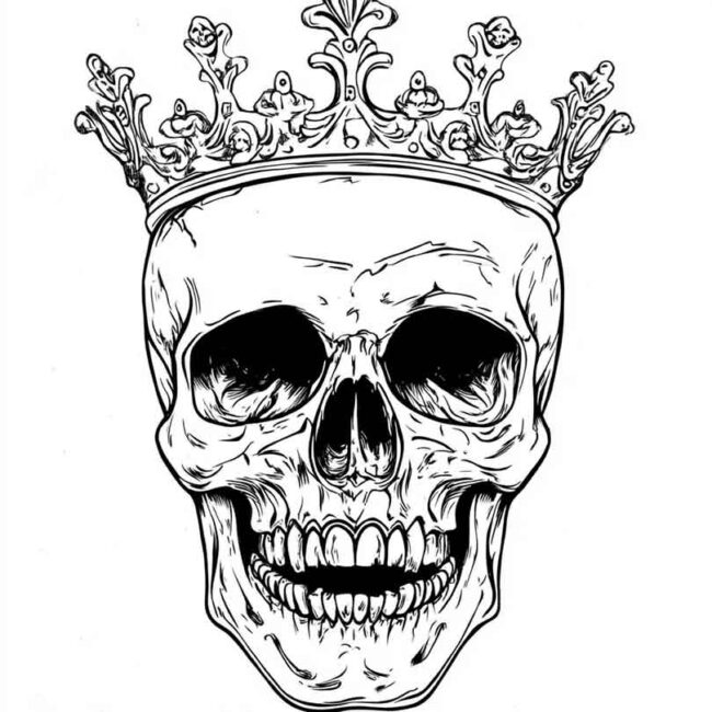 desenhos de caveiras com coroa para imprimir e colorir png 24 desenhos de caveiras com coroa para imprimir e colorir png 24