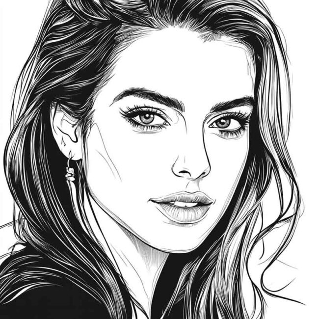 desenhos de Anne Hathaway para imprimir e colorir pintar 7 desenhos de Anne Hathaway para imprimir e colorir pintar 7