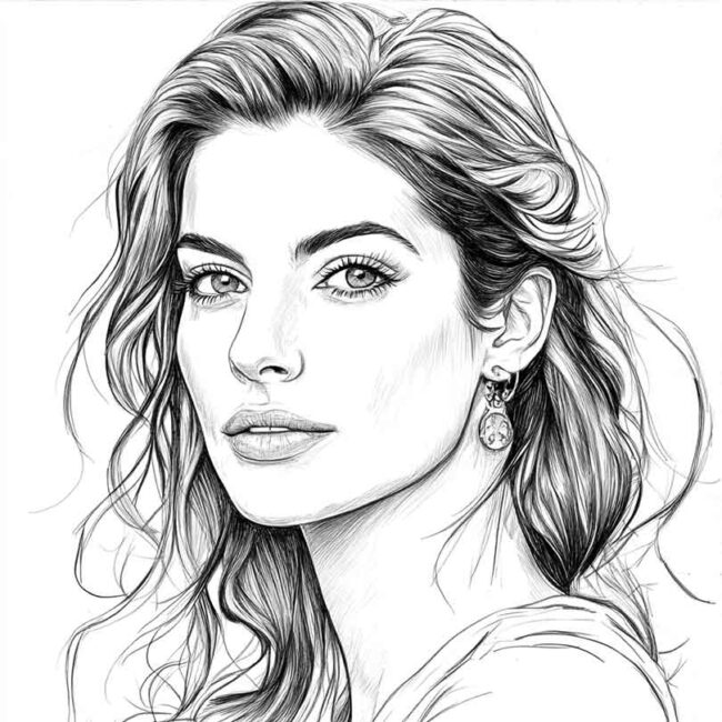 desenhos de Anne Hathaway para imprimir e colorir pintar 16 desenhos de Anne Hathaway para imprimir e colorir pintar 16