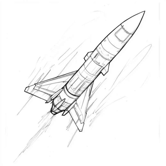 desenhos de missil para imprimir e colorir png 10