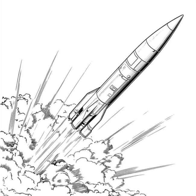 desenhos de missil para imprimir e colorir png 5