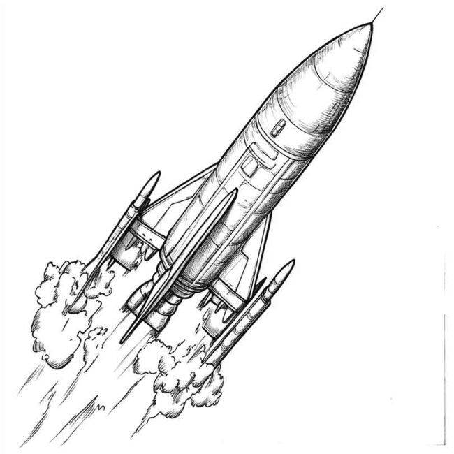 desenhos de missil para imprimir e colorir png 13