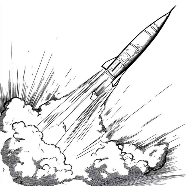 desenhos de missil para imprimir e colorir png 3
