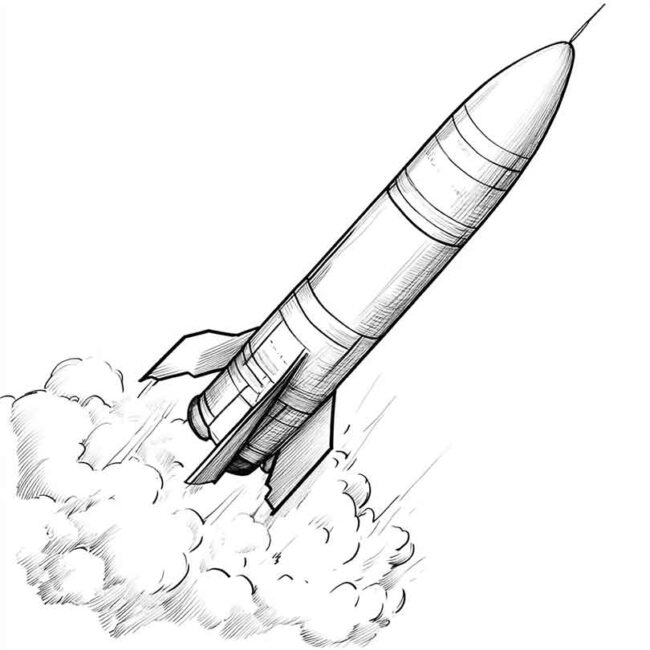 desenhos de missil para imprimir e colorir png 23