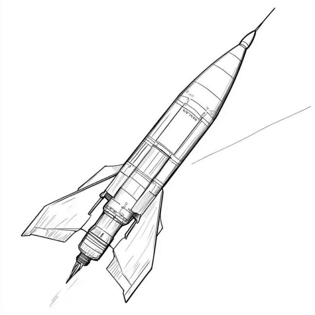 desenhos de missil para imprimir e colorir png 24