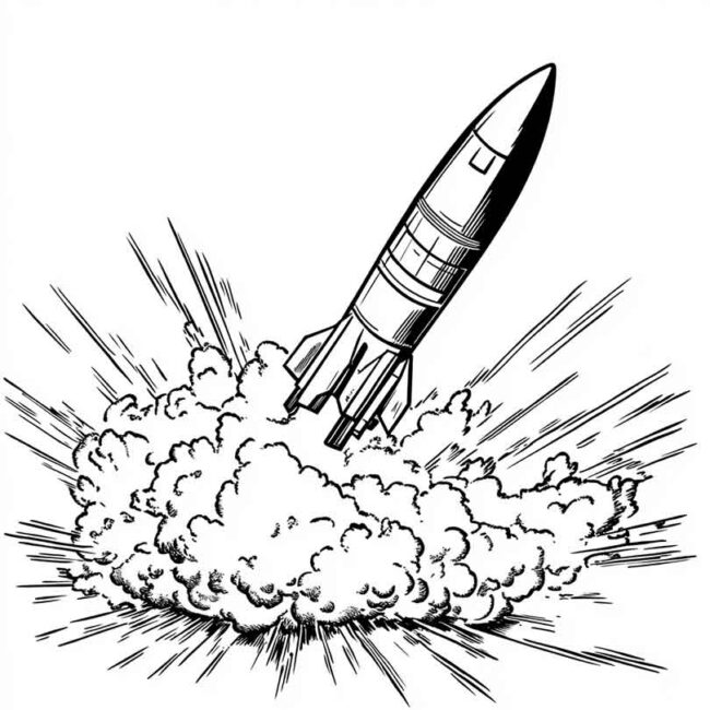 desenhos de missil para imprimir e colorir png 1
