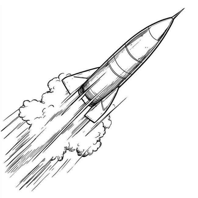 desenhos de missil para imprimir e colorir png 11