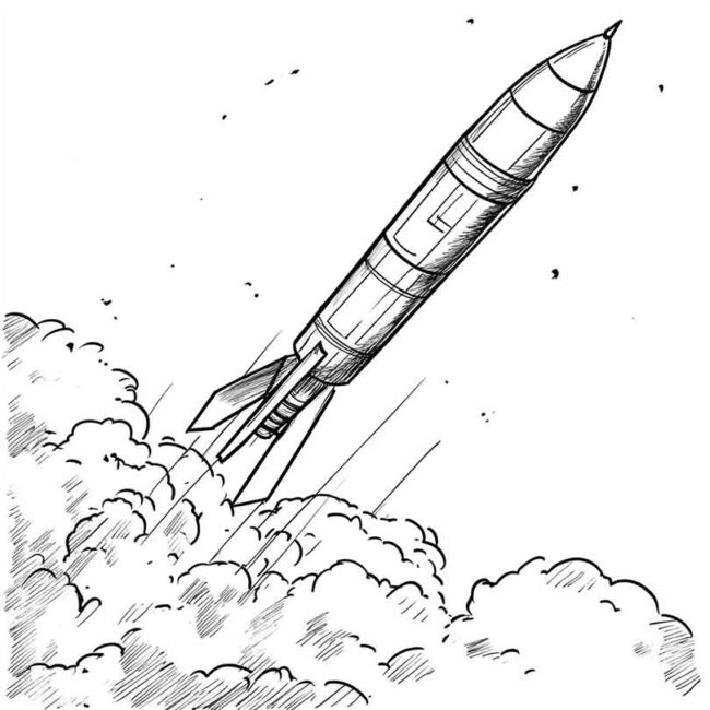 desenhos de missil para imprimir e colorir png 22
