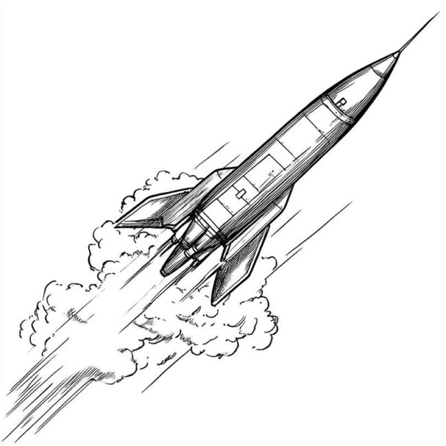 desenhos de missil para imprimir e colorir png 16