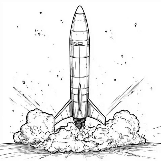 desenhos de missil para imprimir e colorir png 21