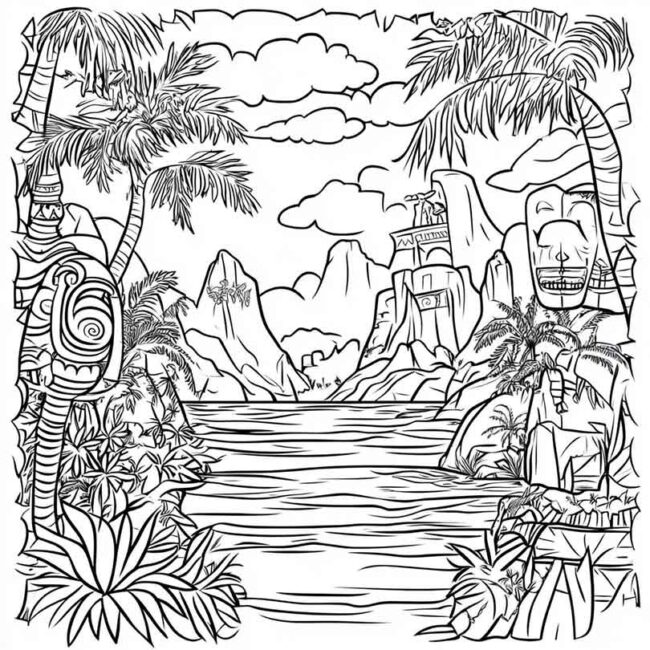 desenhos de oceania para imprimir e colorir 13
