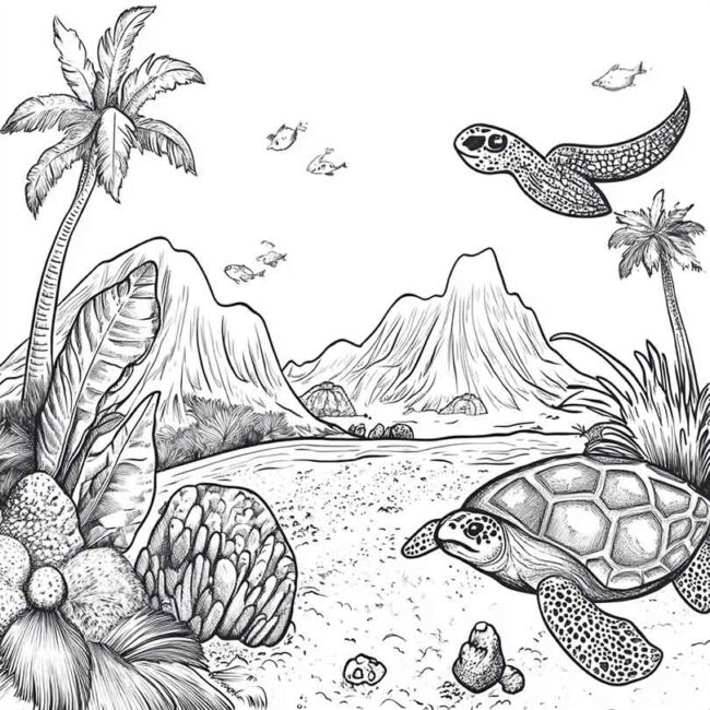 desenhos de oceania para imprimir e colorir 29