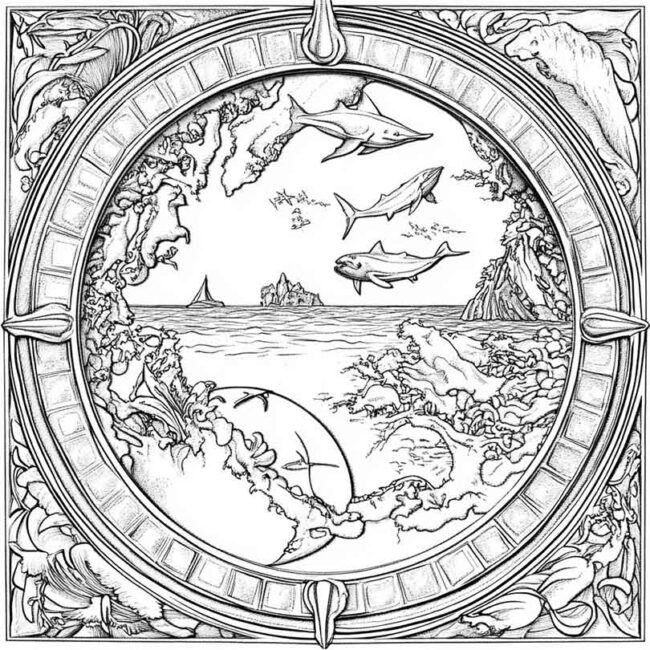 desenhos de oceania para imprimir e colorir 2