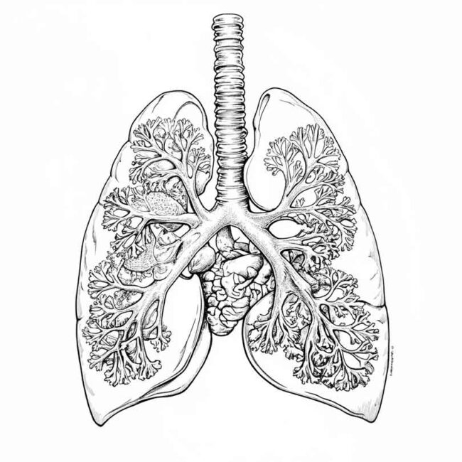 desenhos de pneumonia para imprimir e colorir 80
