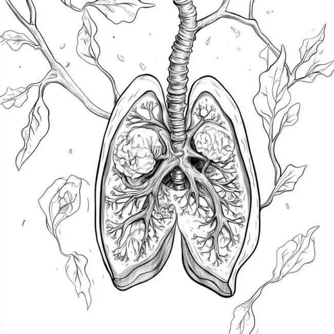 desenhos de pneumonia para imprimir e colorir 84