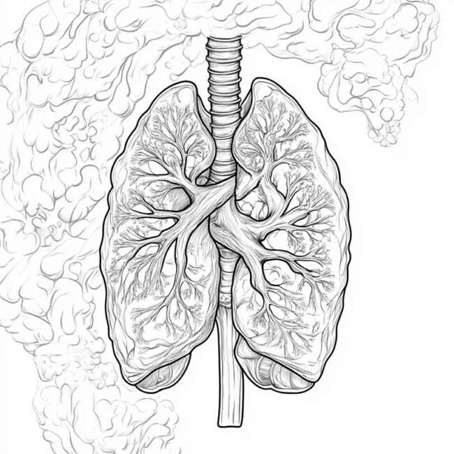 desenhos de pneumonia para imprimir e colorir 74