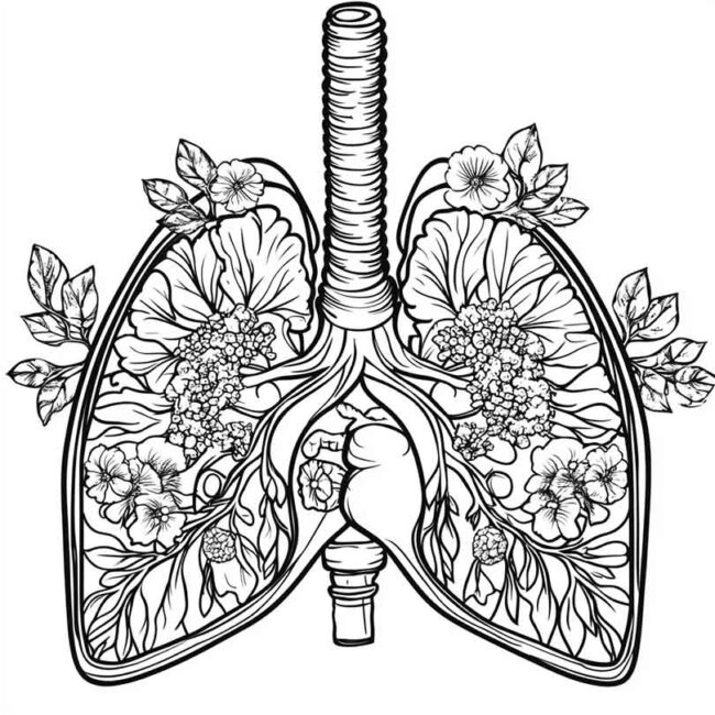 desenhos de pneumonia para imprimir e colorir 83