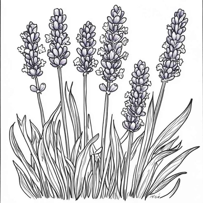 desenhos de alfazema para imprimir e colorir pintar png 8