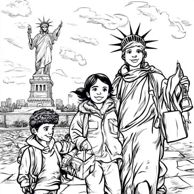 desenhos de imigracao para imprimir e colorir pintar png 9