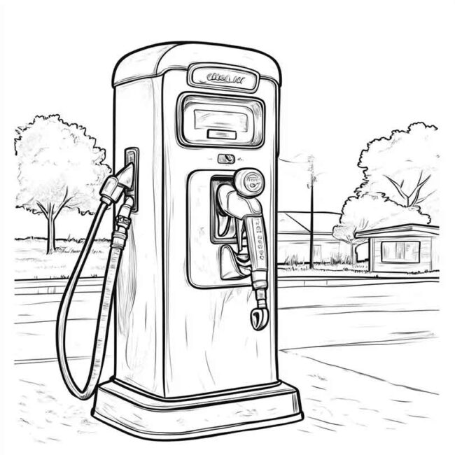 desenhos de bomba de gasolina para imprimir e colorir pintar png 6