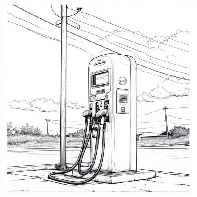 desenhos de bomba de gasolina para imprimir e colorir pintar png 44