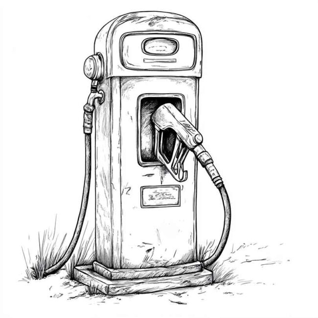 desenhos de bomba de gasolina para imprimir e colorir pintar png 10