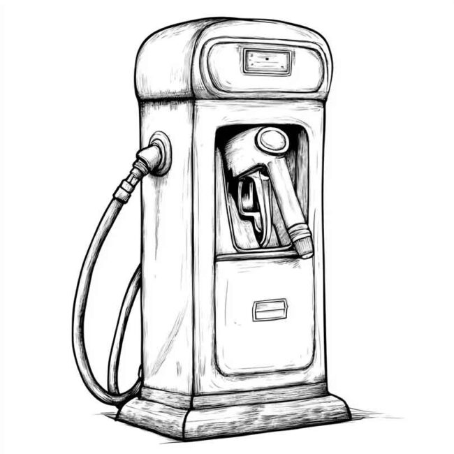 desenhos de bomba de gasolina para imprimir e colorir pintar png 21