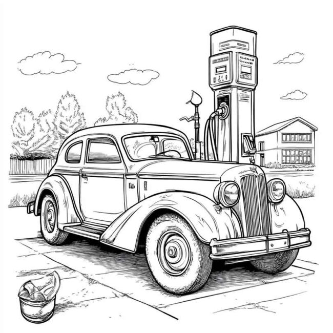 desenhos de bomba de gasolina para imprimir e colorir pintar png 23