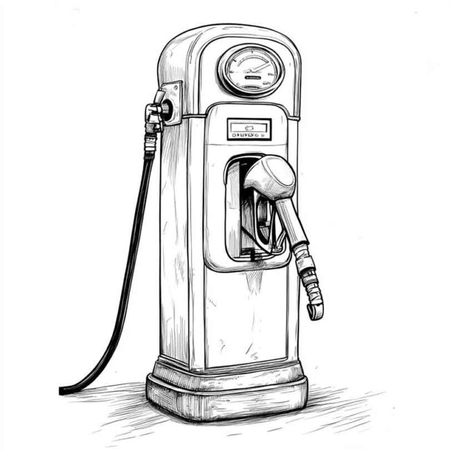 desenhos de bomba de gasolina para imprimir e colorir pintar png 18