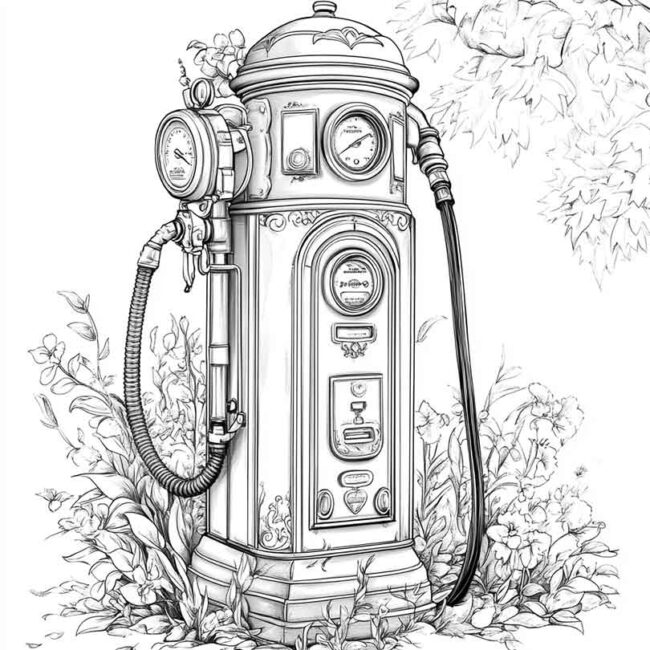 desenhos de bomba de gasolina para imprimir e colorir pintar png 29