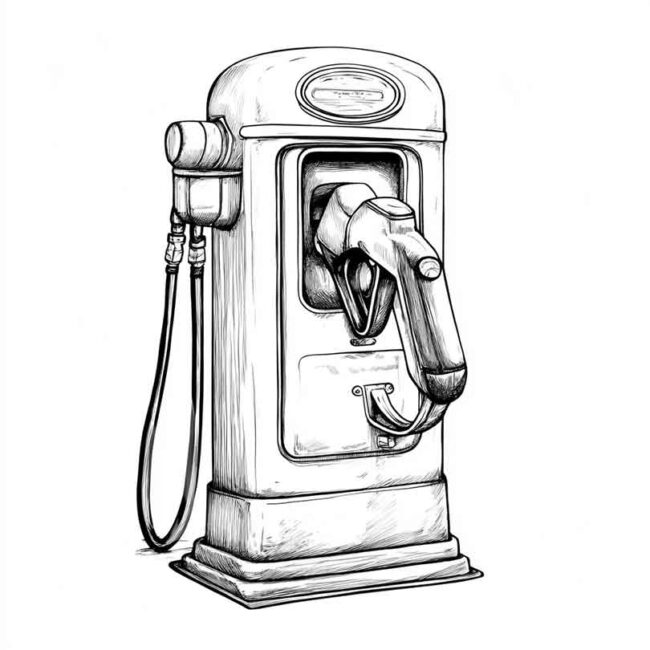 desenhos de bomba de gasolina para imprimir e colorir pintar png 19