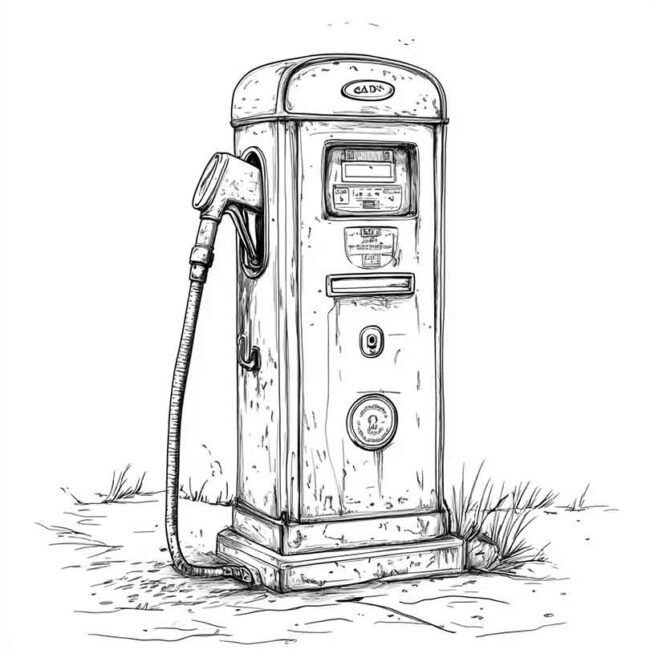 desenhos de bomba de gasolina para imprimir e colorir pintar png 12