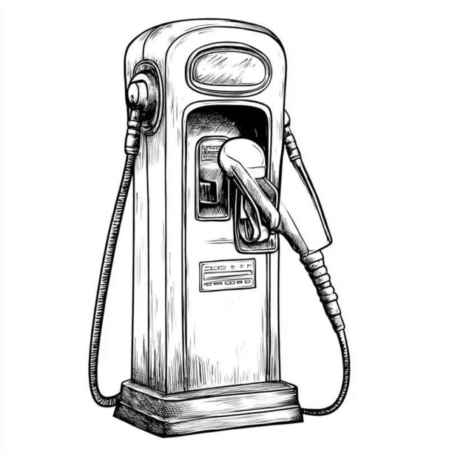 desenhos de bomba de gasolina para imprimir e colorir pintar png 16