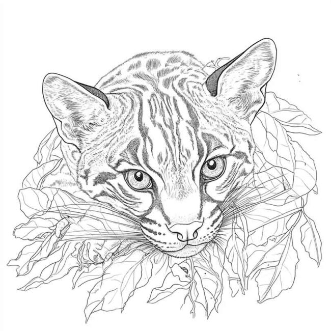 Desenhos da Jaguatirica para Imprimir e Colorir 36 Desenhos da Jaguatirica para Imprimir e Colorir 36