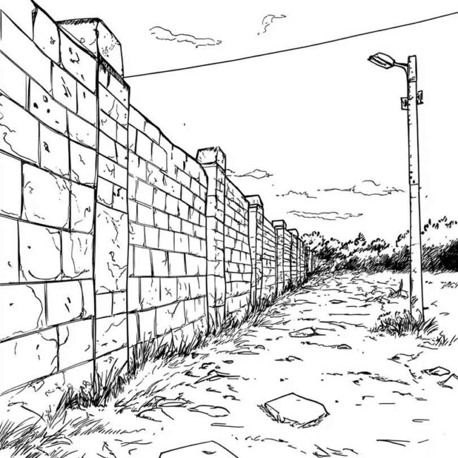 desenhos de muro de berlim para imprimir e colorir pintar 33