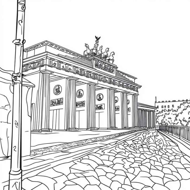 desenhos de muro de berlim para imprimir e colorir pintar 30