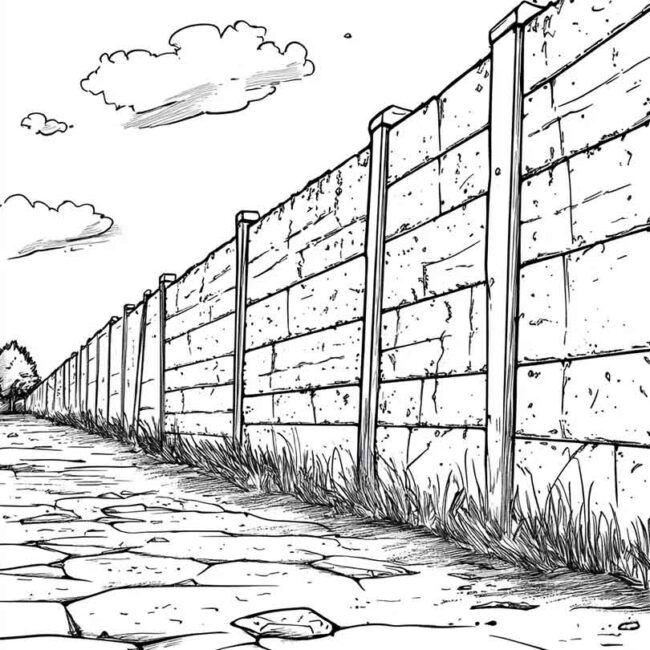 desenhos de muro de berlim para imprimir e colorir pintar 26