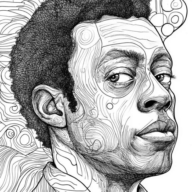 Desenhos da James Baldwin para Imprimir e Colorir 6 Desenhos da James Baldwin para Imprimir e Colorir 6