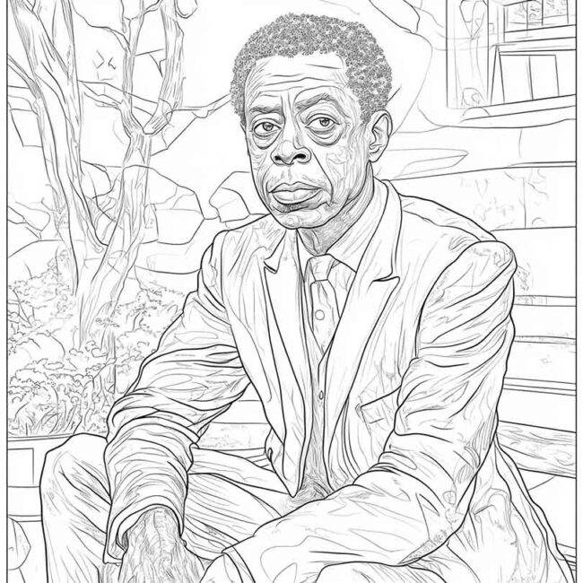 Desenhos da James Baldwin para Imprimir e Colorir 15 Desenhos da James Baldwin para Imprimir e Colorir 15